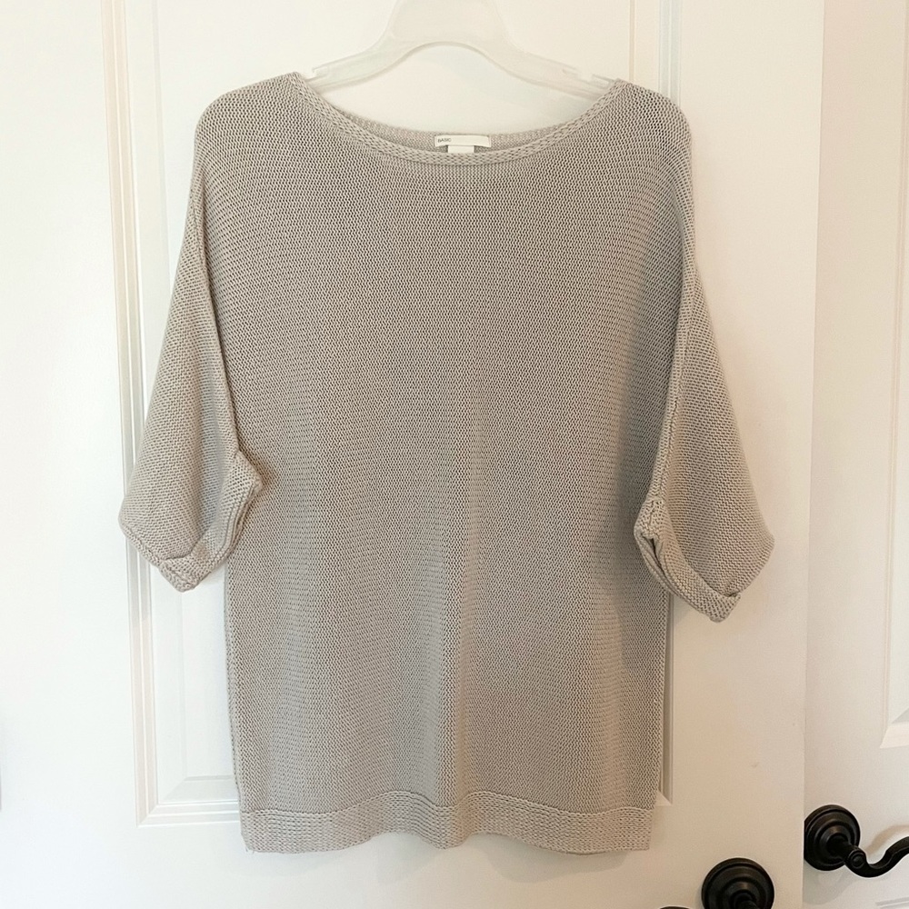 H&M basics tan sweater top - size s